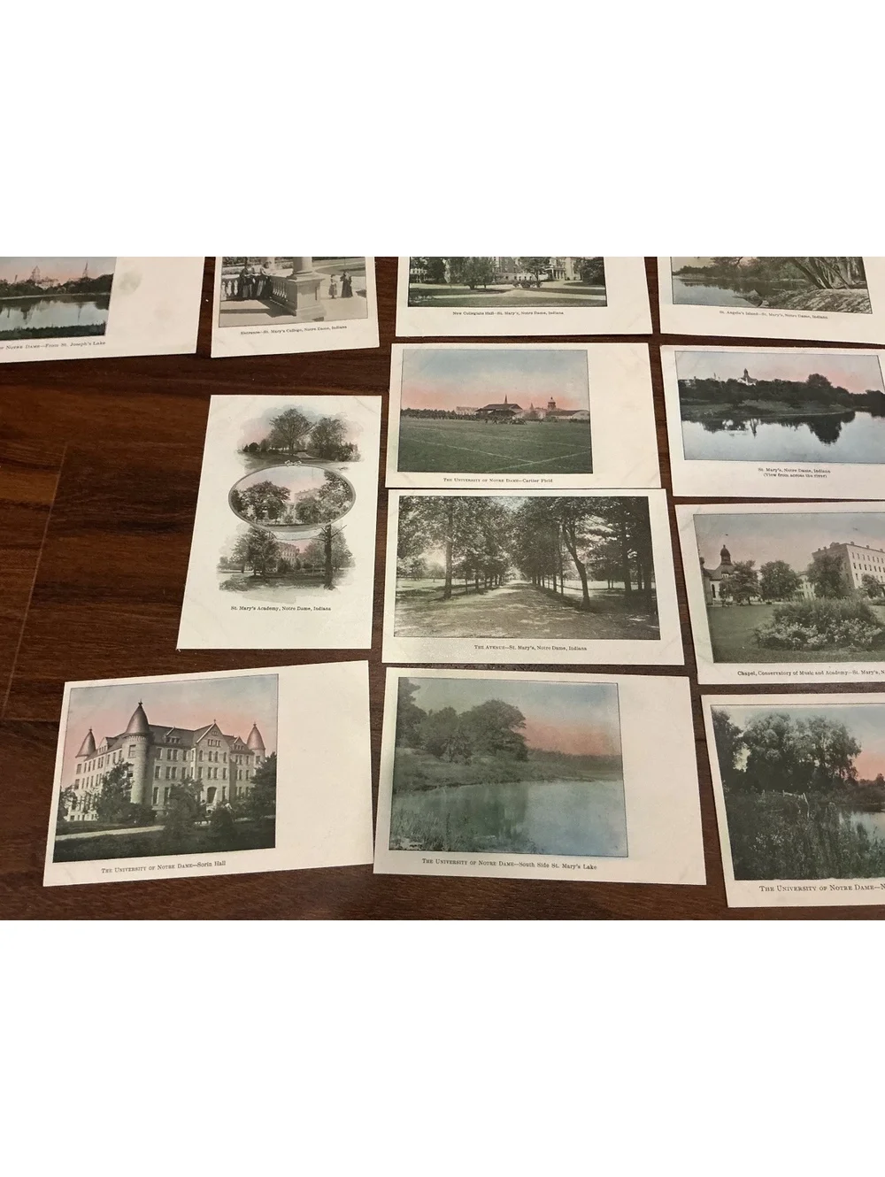 Lot of Antique Postcards of Notre Dame University Indiana